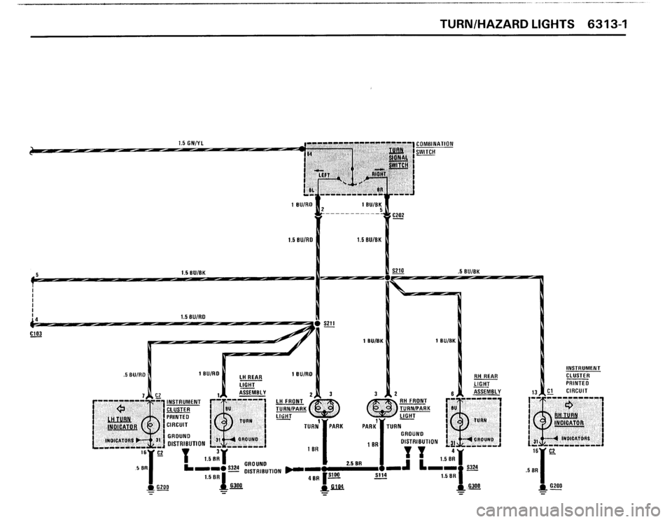 BMW 325i 1988 E30 Electrical Troubleshooting Manual 
