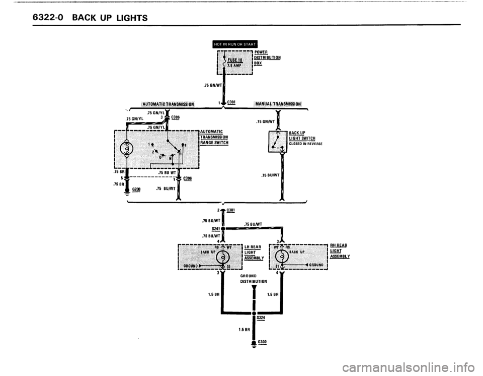 BMW 325i 1988 E30 Electrical Troubleshooting Manual 
