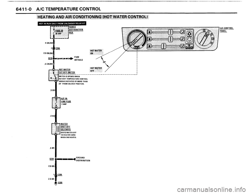 BMW 325i 1988 E30 Electrical Troubleshooting Manual 