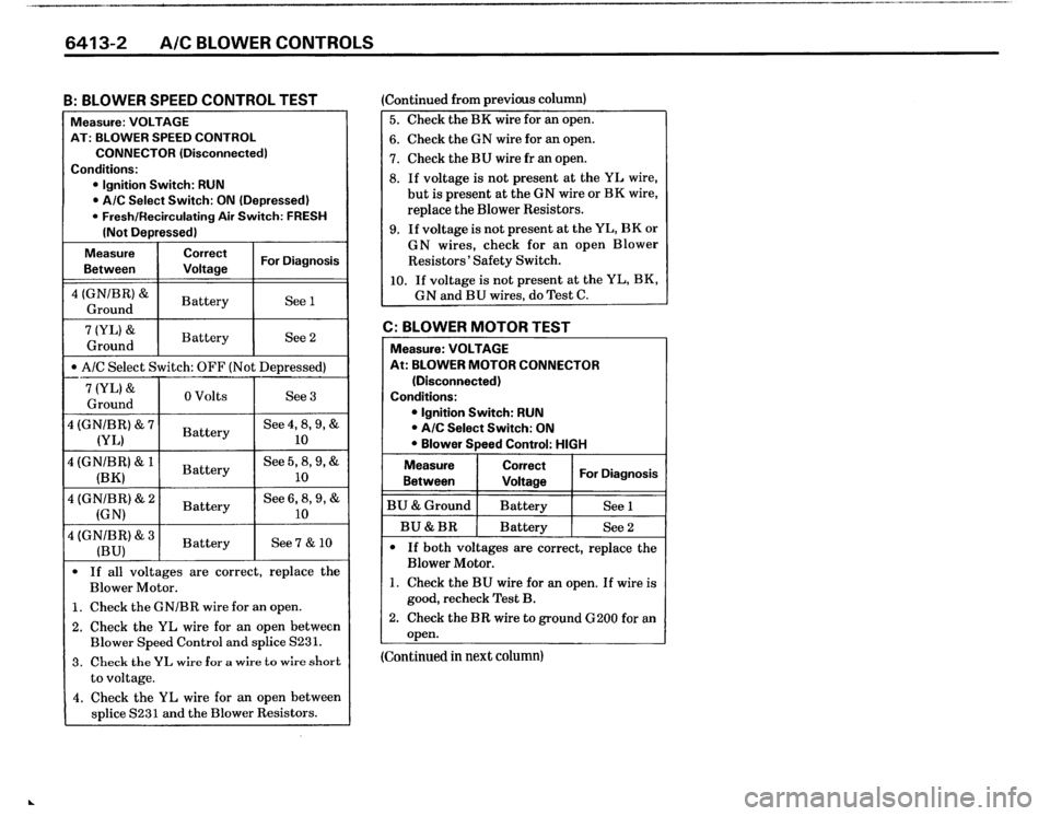 BMW 325i 1988 E30 Electrical Troubleshooting Manual 