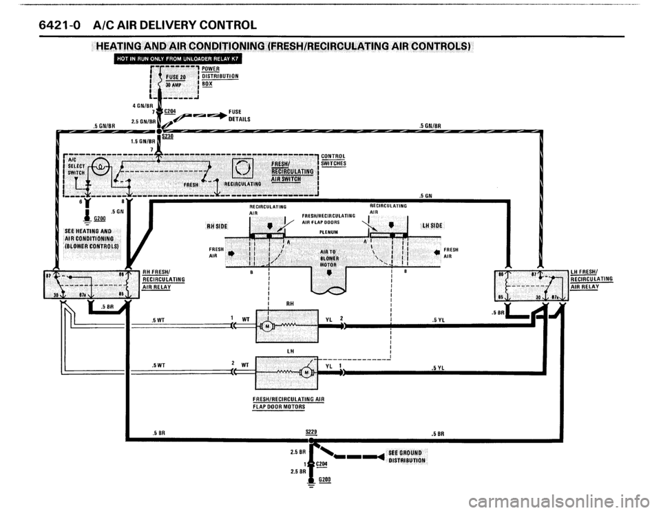 BMW 325i 1988 E30 Electrical Troubleshooting Manual 