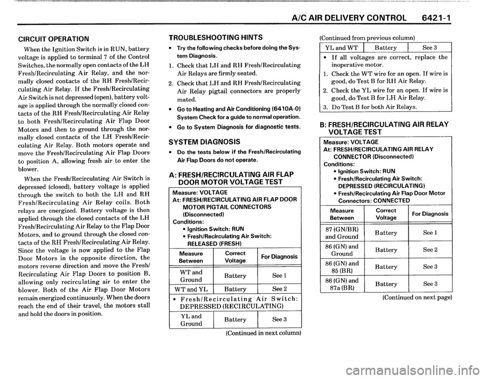 BMW 325i 1988 E30 Electrical Troubleshooting Manual 