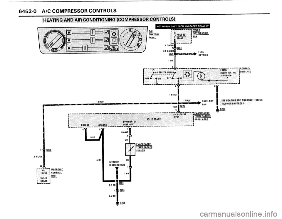 BMW 325i 1988 E30 Electrical Troubleshooting Manual 