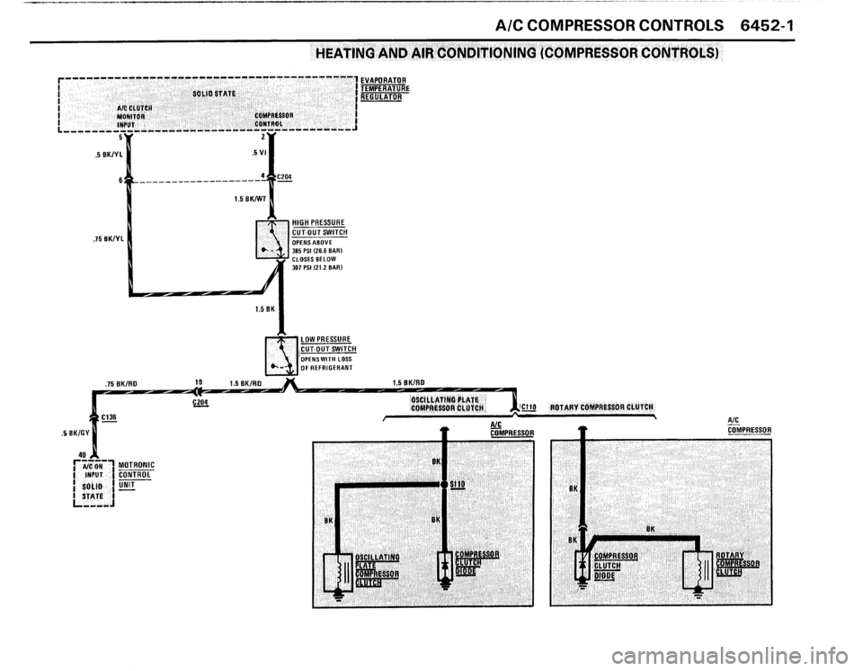 BMW 325i 1988 E30 Electrical Troubleshooting Manual 