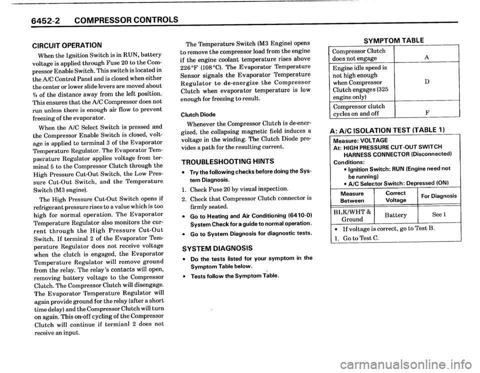 BMW 325i 1988 E30 Electrical Troubleshooting Manual 