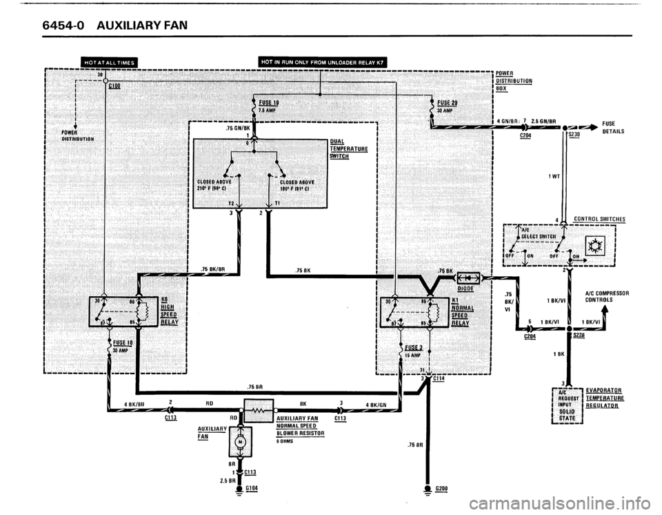 BMW 325i 1988 E30 Electrical Troubleshooting Manual 