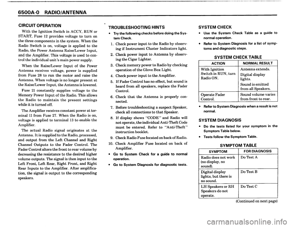 BMW 325i 1988 E30 Electrical Troubleshooting Manual 