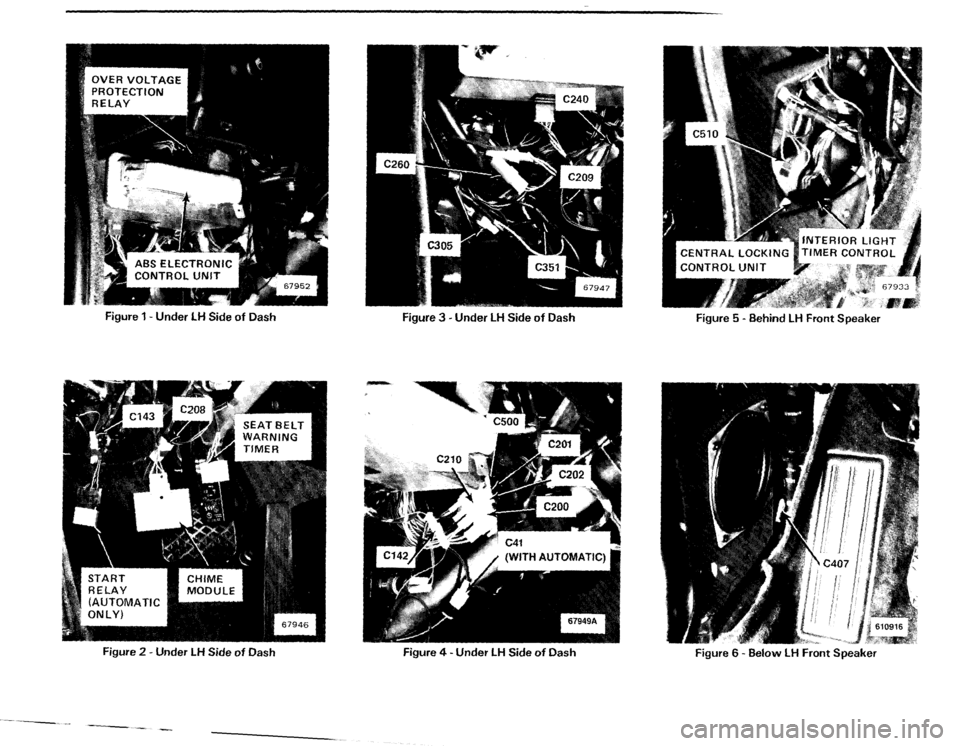 BMW 325i CONVERTIBLE 1988 E30 Electrical Troubleshooting Manual 