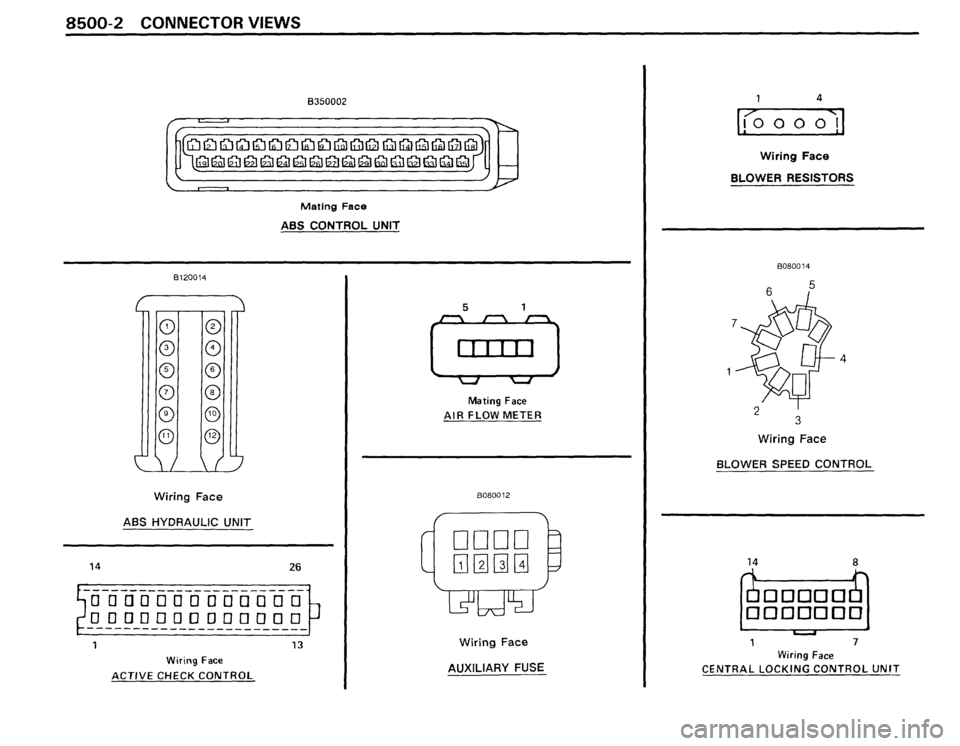 BMW 325i CONVERTIBLE 1988 E30 Electrical Troubleshooting Manual 