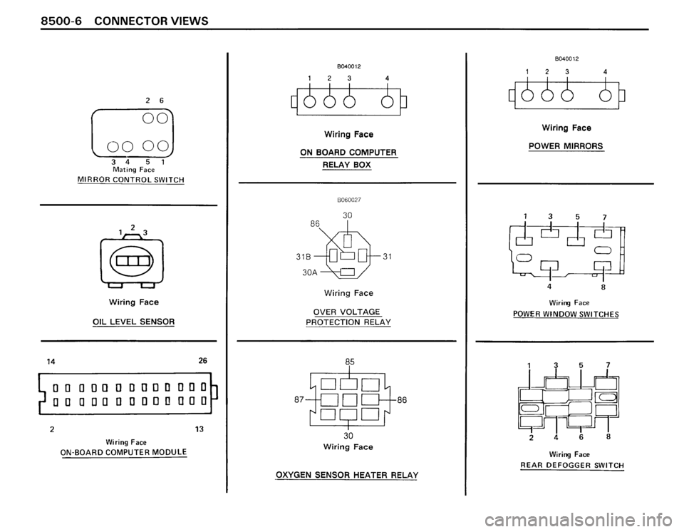 BMW 325i CONVERTIBLE 1988 E30 Electrical Troubleshooting Manual 