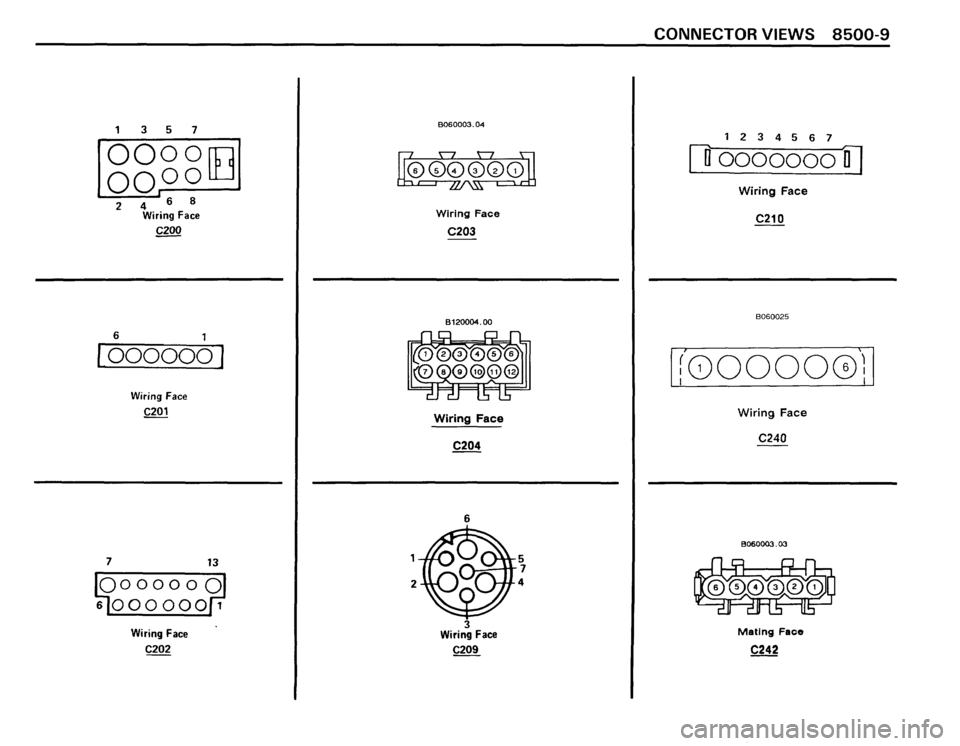 BMW 325i CONVERTIBLE 1988 E30 Electrical Troubleshooting Manual 