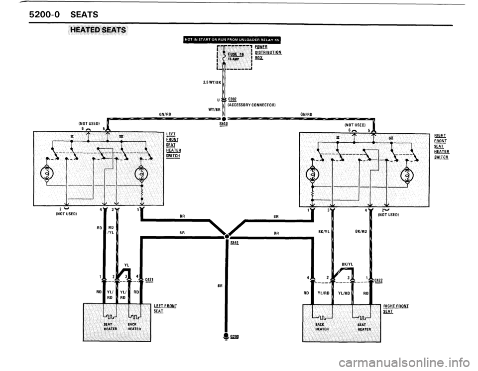 BMW 325i CONVERTIBLE 1988 E30 Electrical Troubleshooting Manual 