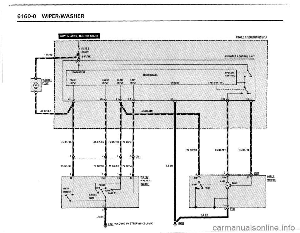 BMW 325i CONVERTIBLE 1988 E30 Electrical Troubleshooting Manual 