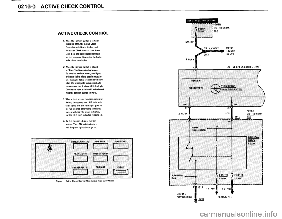 BMW 325i CONVERTIBLE 1988 E30 Electrical Troubleshooting Manual 