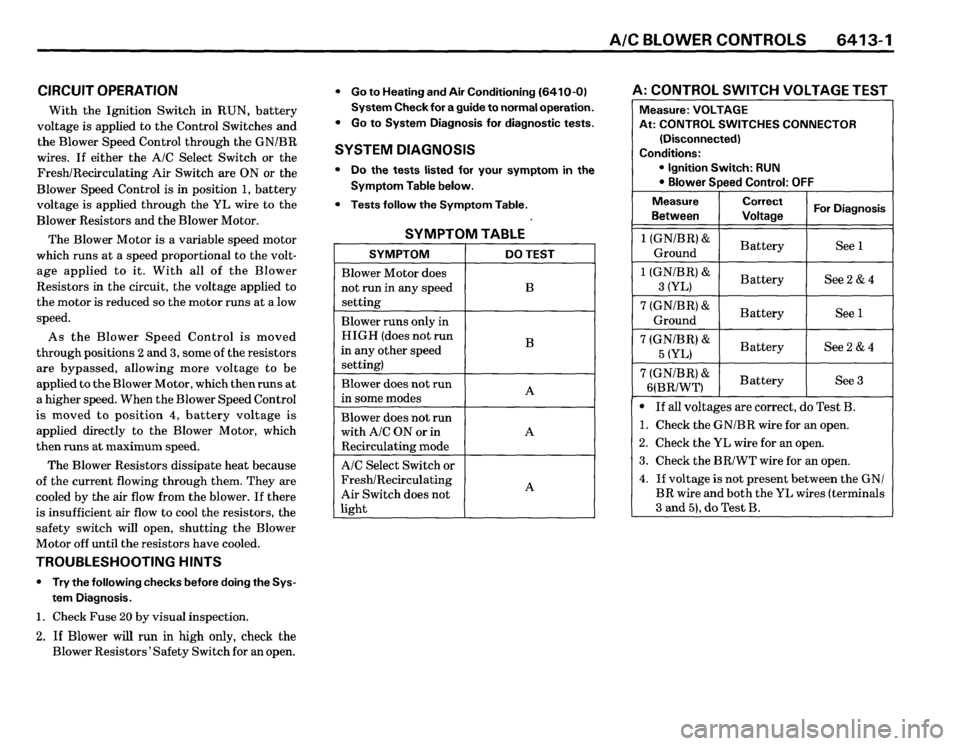 BMW 325i CONVERTIBLE 1988 E30 Electrical Troubleshooting Manual 