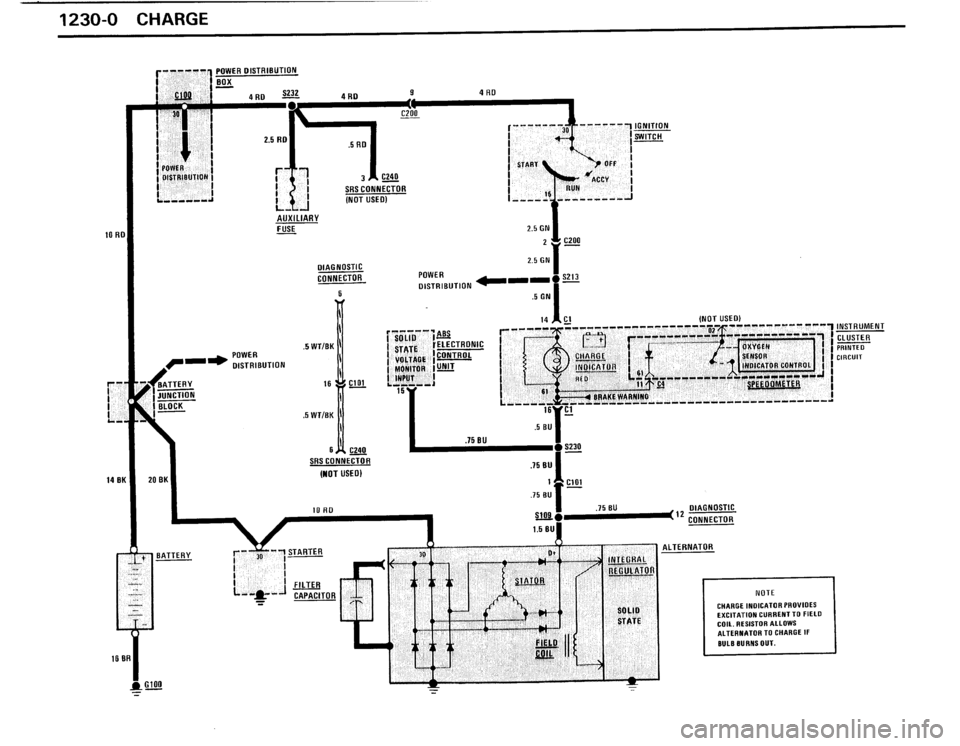 BMW 325IX 1988 E30 Electrical Troubleshooting Manual 