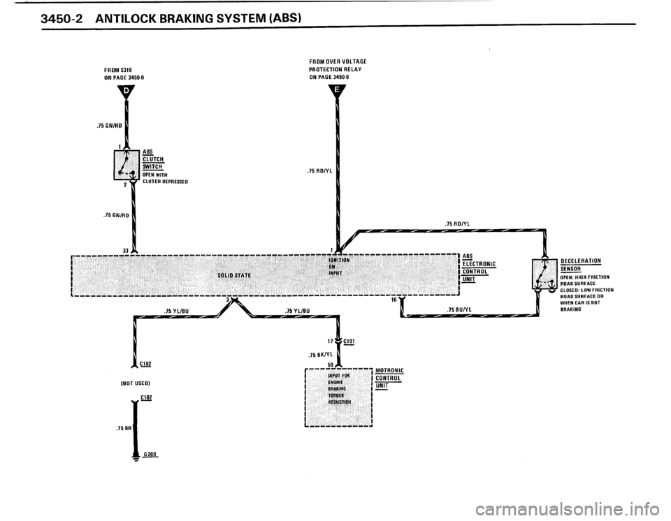 BMW 325IX 1988 E30 Electrical Troubleshooting Manual 