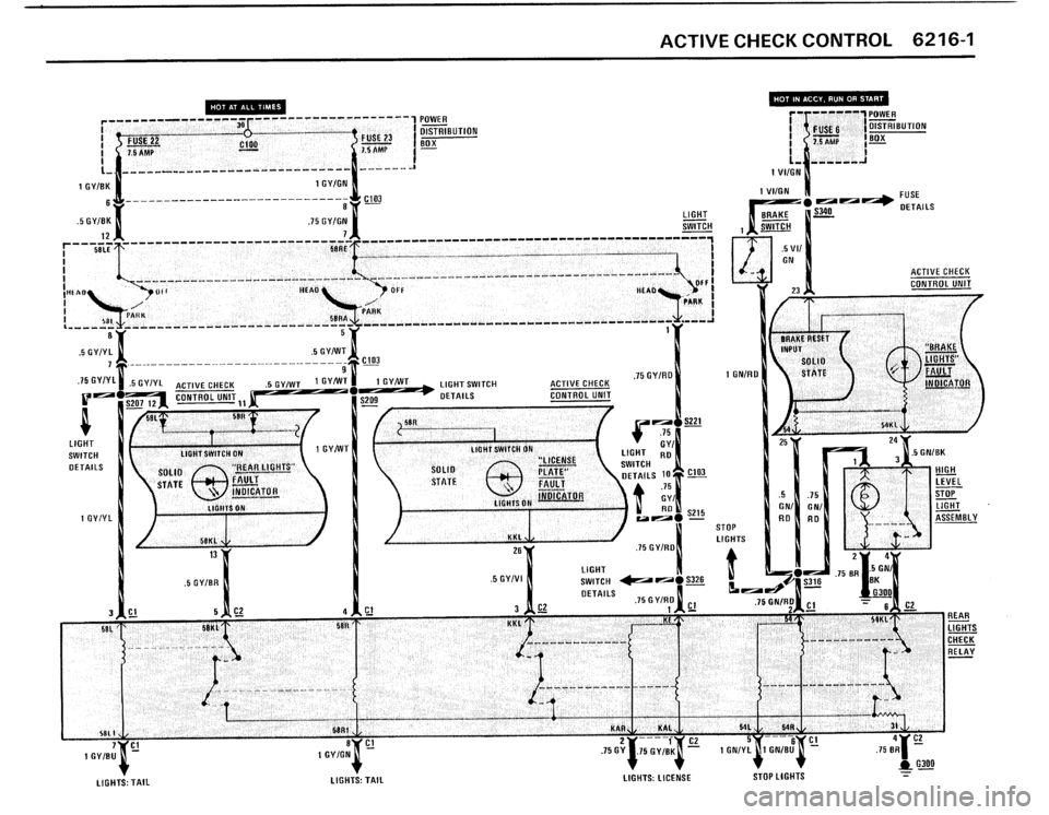 BMW 325IX 1988 E30 Electrical Troubleshooting Manual 