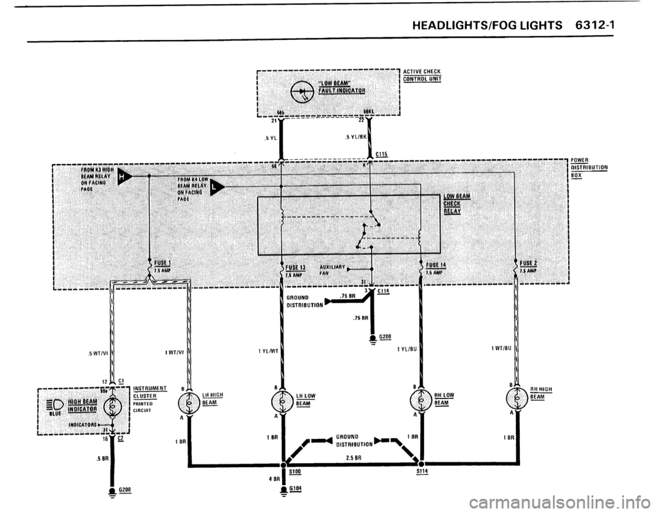 BMW 325IX 1988 E30 Electrical Troubleshooting Manual 