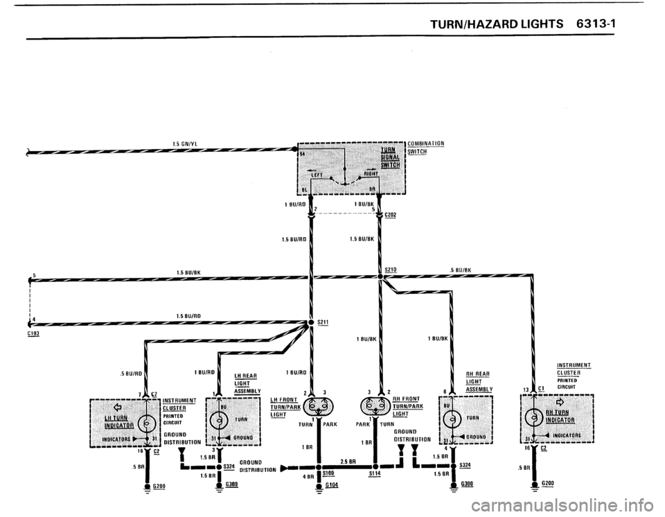 BMW 325IX 1988 E30 Electrical Troubleshooting Manual 