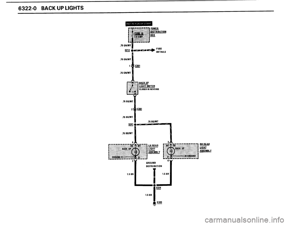BMW 325IX 1988 E30 Electrical Troubleshooting Manual 