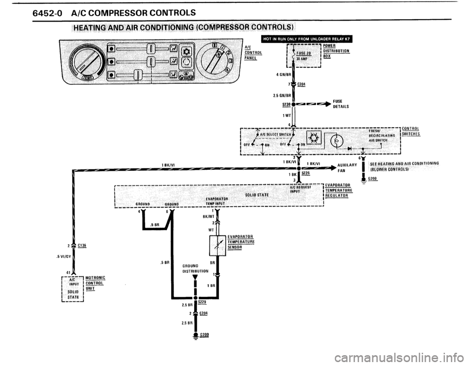 BMW 325IX 1988 E30 Electrical Troubleshooting Manual 