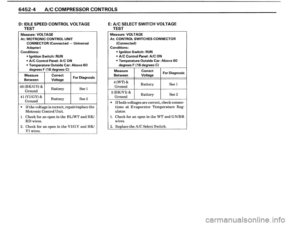 BMW 325IX 1988 E30 Electrical Troubleshooting Manual 