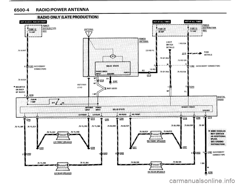 BMW 325is 1989 E30 Electrical Troubleshooting Manual 