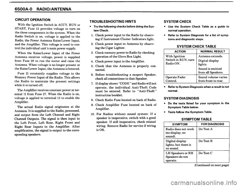 BMW 325is 1989 E30 Electrical Troubleshooting Manual 