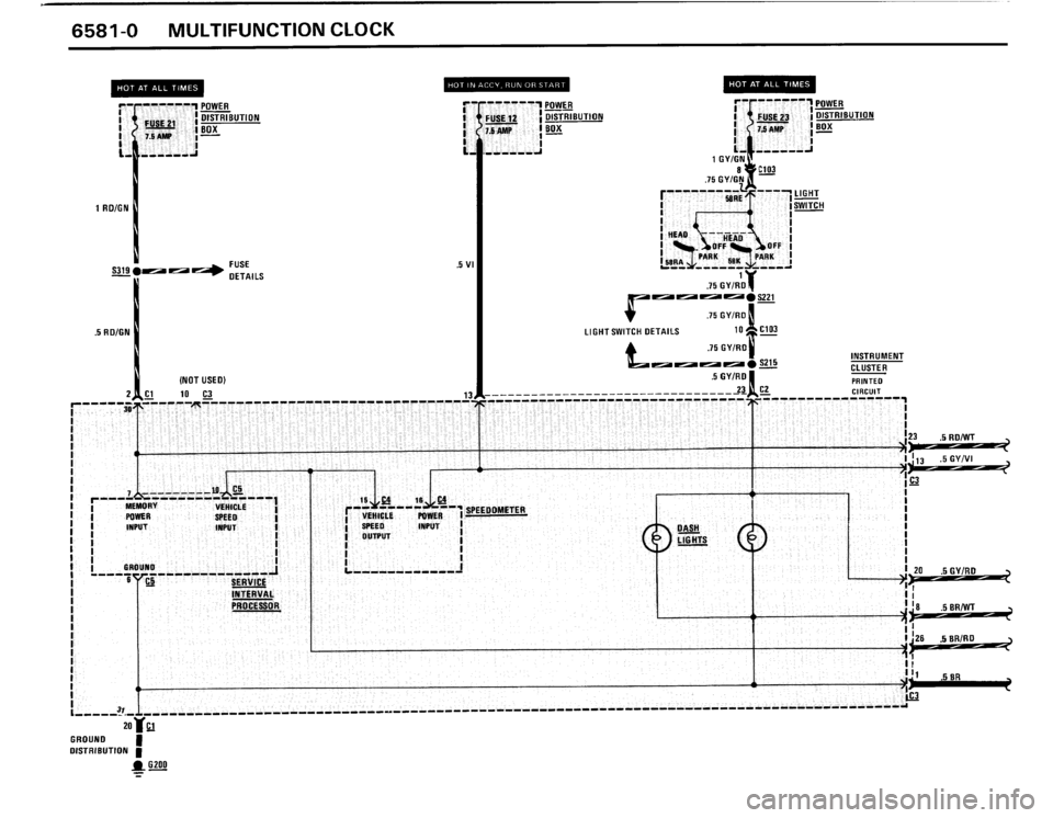 BMW 325is 1989 E30 Electrical Troubleshooting Manual 