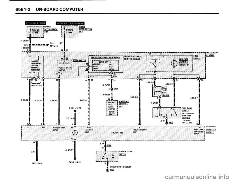 BMW 325is 1989 E30 Electrical Troubleshooting Manual 
