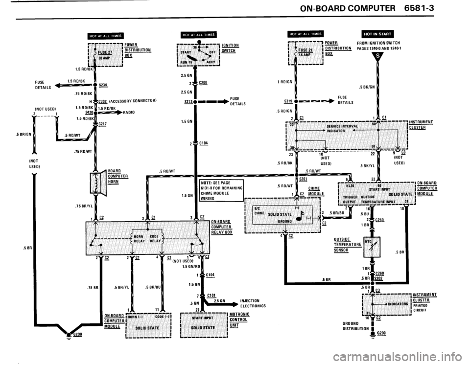 BMW 325is 1989 E30 Electrical Troubleshooting Manual 