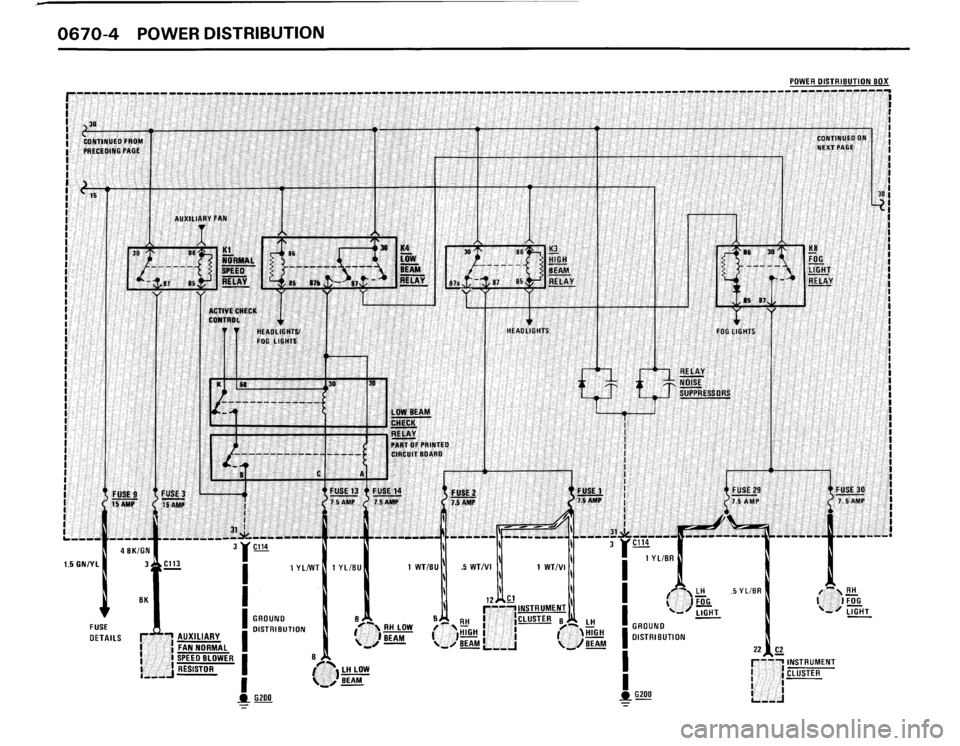 BMW 325is 1989 E30 Electrical Troubleshooting Manual 
