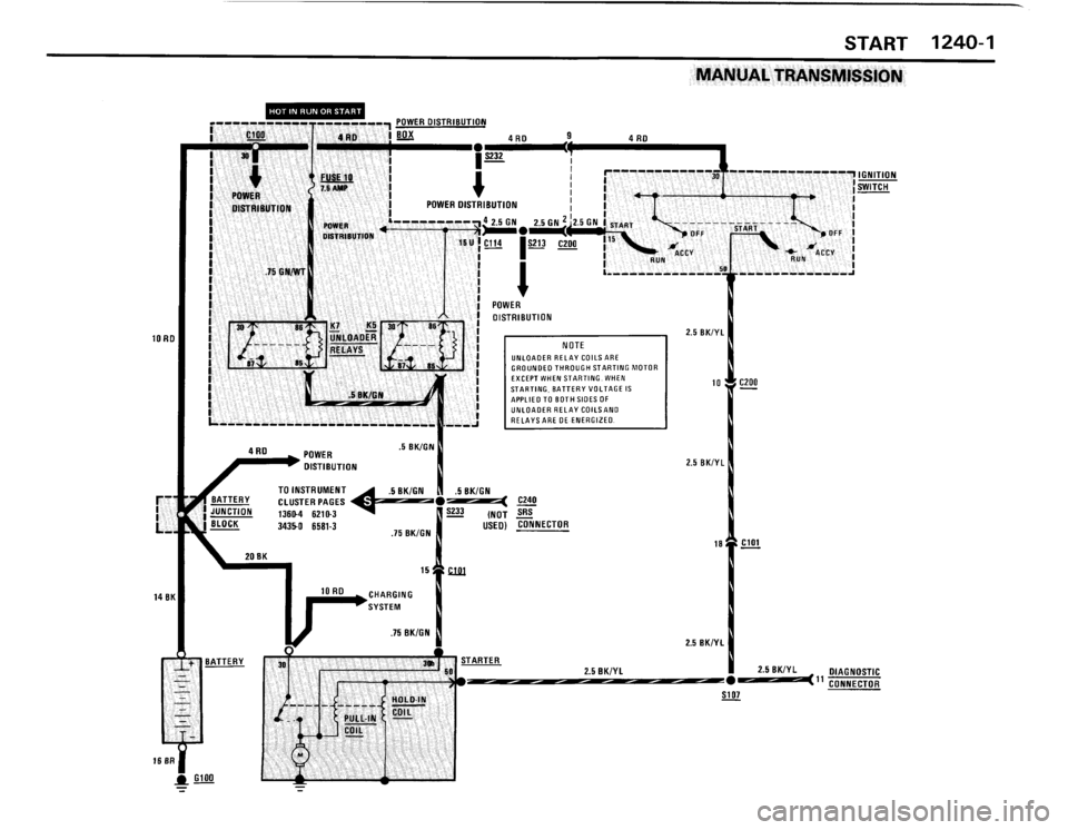 BMW 325is 1989 E30 Electrical Troubleshooting Manual 