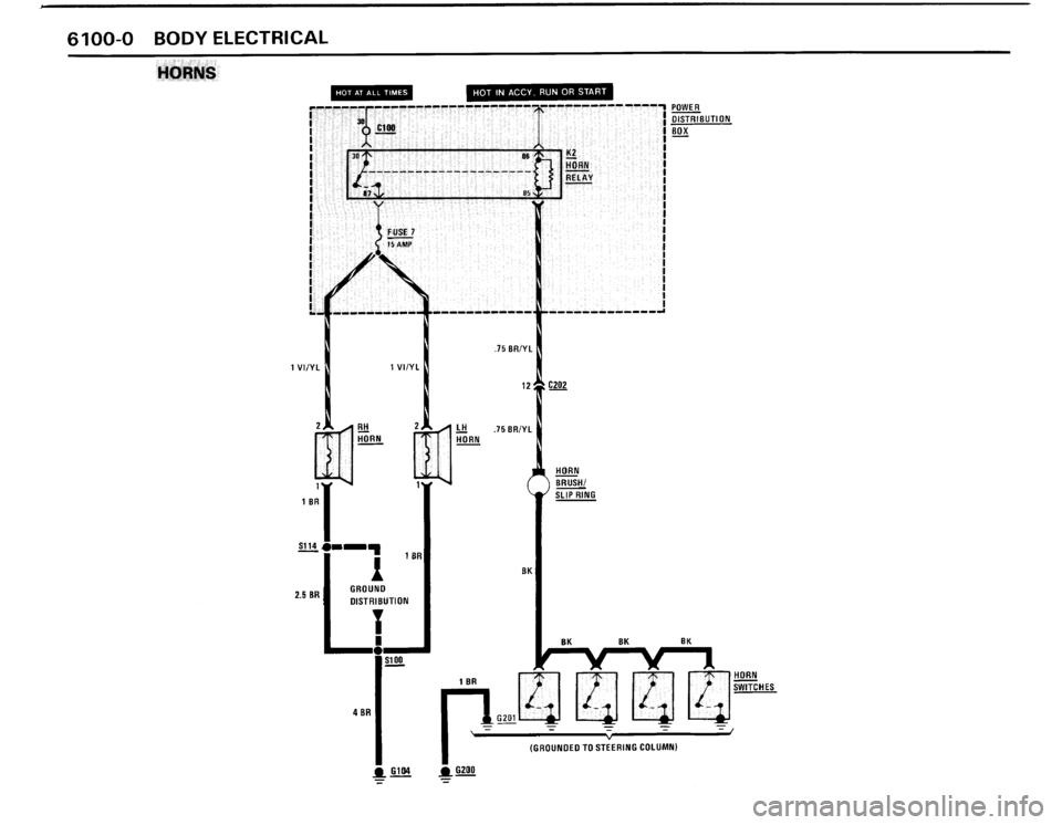 BMW 325is 1989 E30 Electrical Troubleshooting Manual 