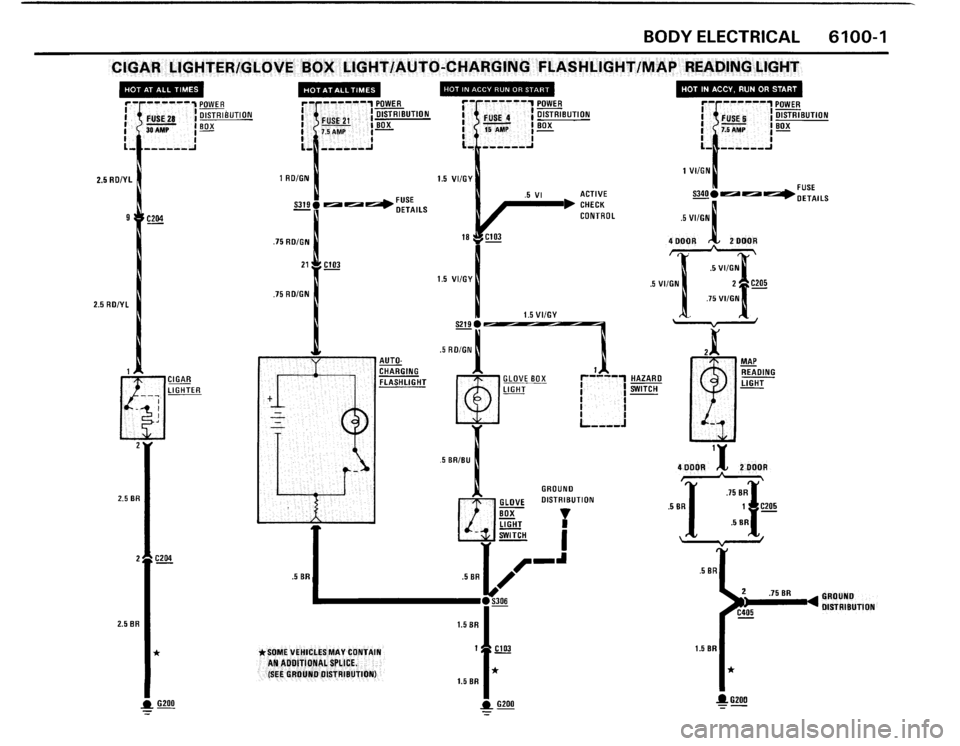 BMW 325is 1989 E30 Electrical Troubleshooting Manual 