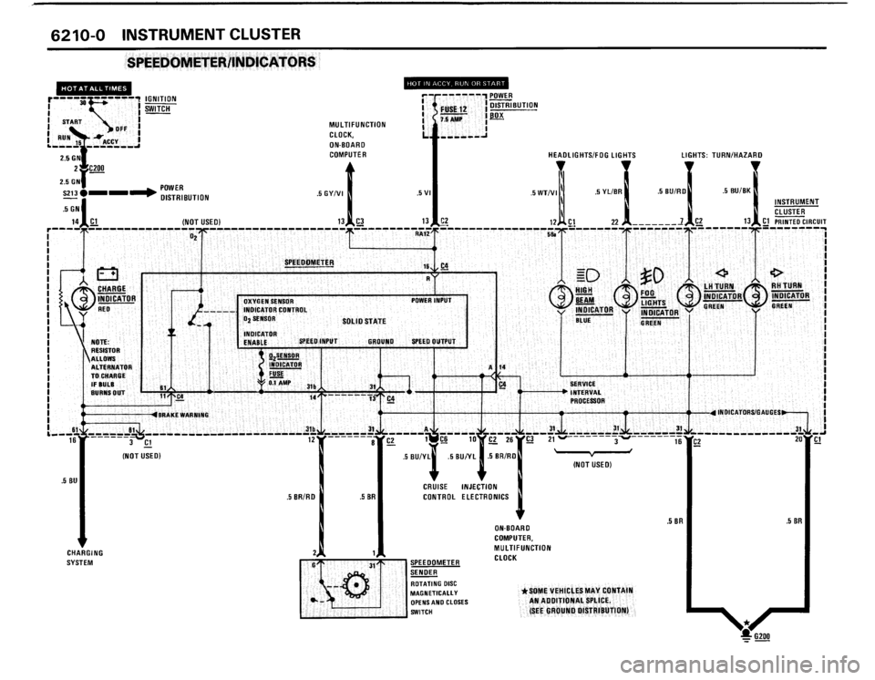 BMW 325is 1989 E30 Electrical Troubleshooting Manual 