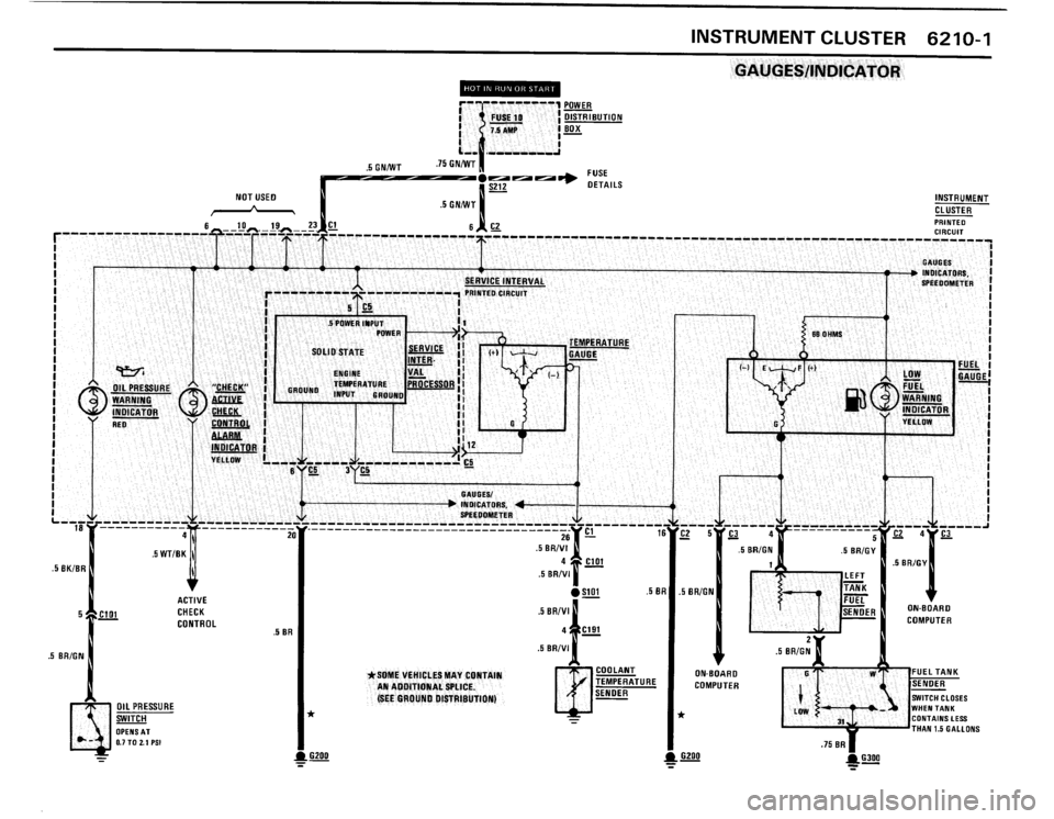 BMW 325is 1989 E30 Electrical Troubleshooting Manual 