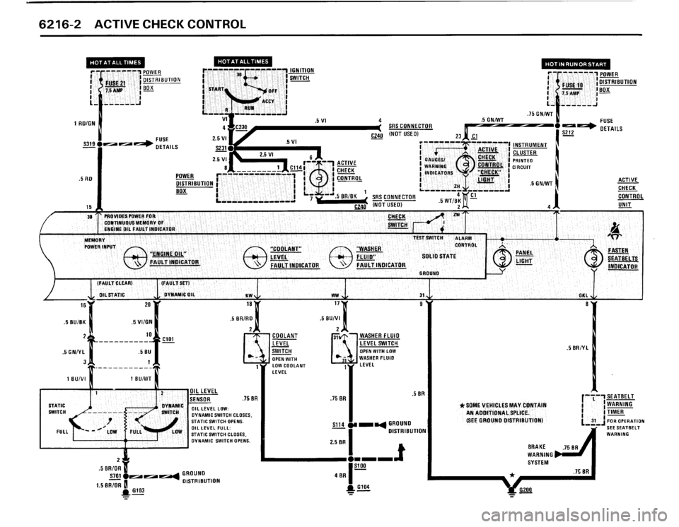BMW 325is 1989 E30 Electrical Troubleshooting Manual 