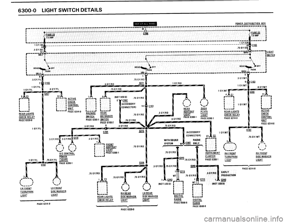 BMW 325is 1989 E30 Electrical Troubleshooting Manual 