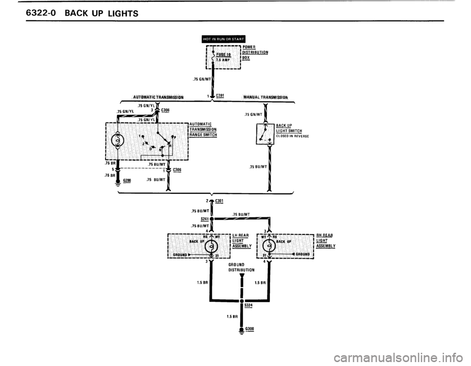 BMW 325is 1989 E30 Electrical Troubleshooting Manual 