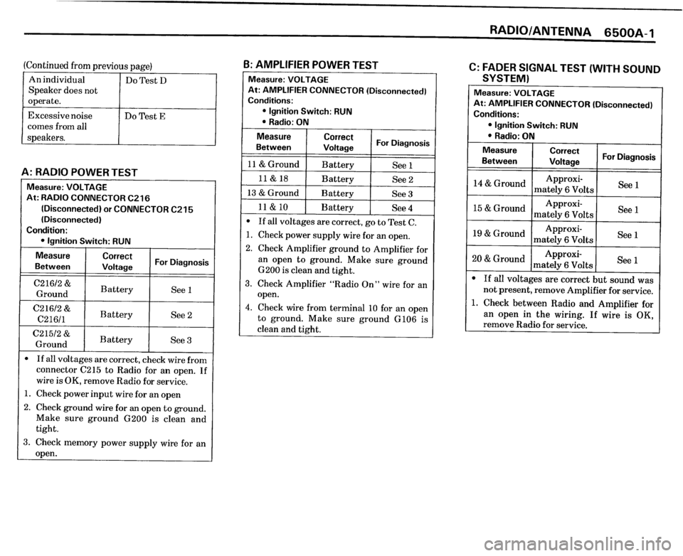 BMW 325i CONVERTIBLE 1989 E30 Electrical Troubleshooting Manual 