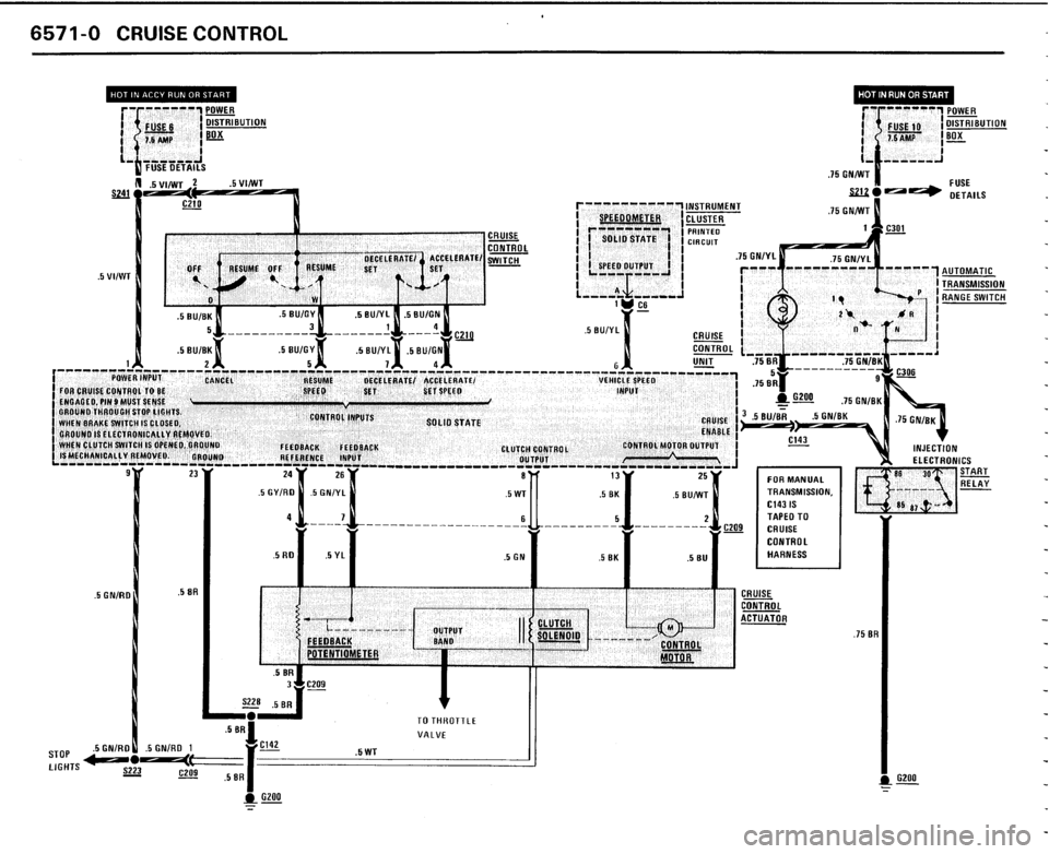 BMW 325i CONVERTIBLE 1989 E30 Electrical Troubleshooting Manual 