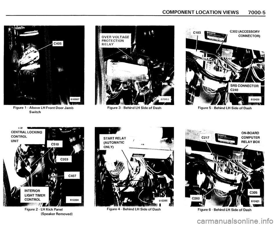 BMW 325i CONVERTIBLE 1989 E30 Electrical Troubleshooting Manual 