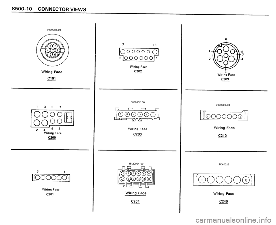 BMW 325i CONVERTIBLE 1989 E30 Electrical Troubleshooting Manual 