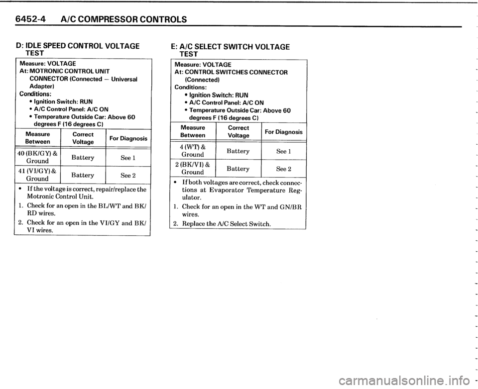 BMW 325i CONVERTIBLE 1989 E30 Electrical Troubleshooting Manual 