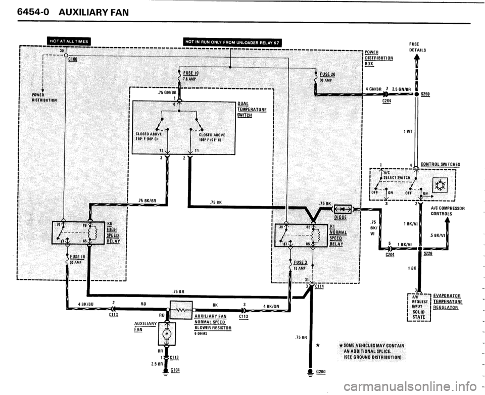 BMW 325i CONVERTIBLE 1989 E30 Electrical Troubleshooting Manual 