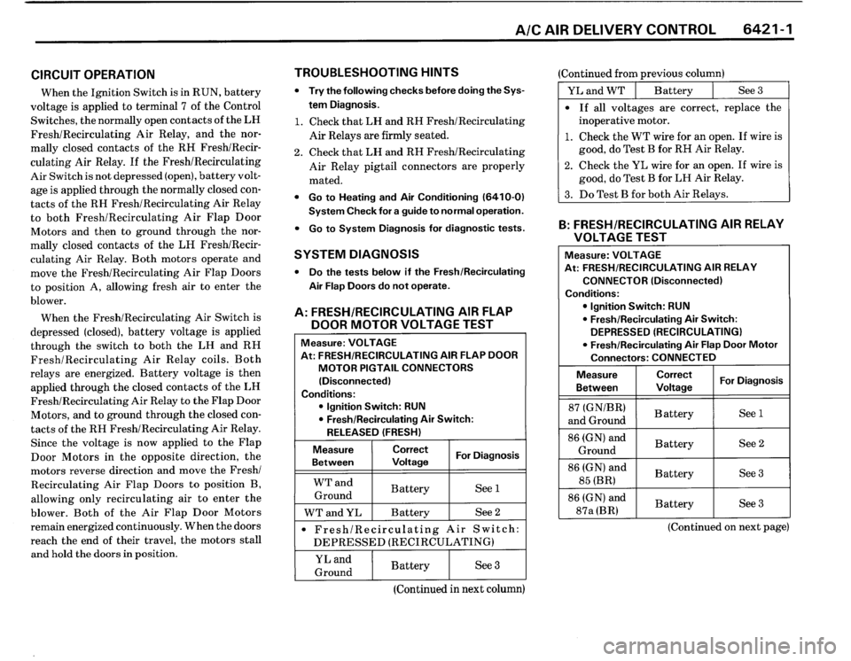 BMW 325ix 1989 E30 Electrical Troubleshooting Manual 