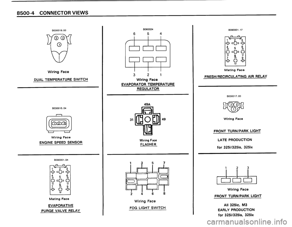 BMW M3 1989 E30 Electrical Troubleshooting Manual 