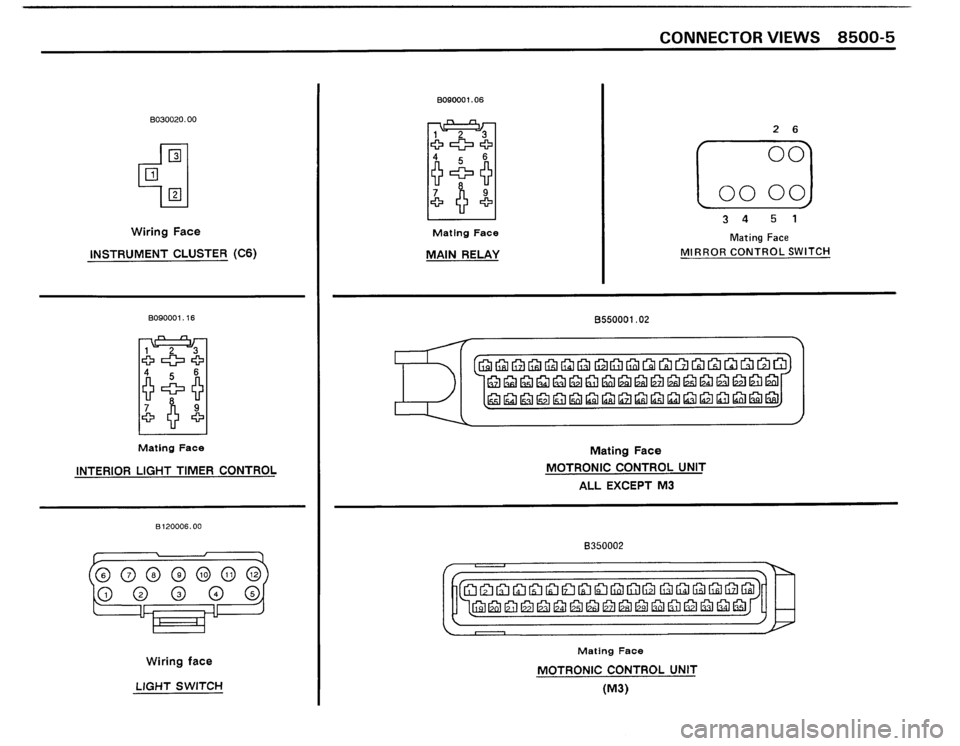 BMW M3 1989 E30 Electrical Troubleshooting Manual 